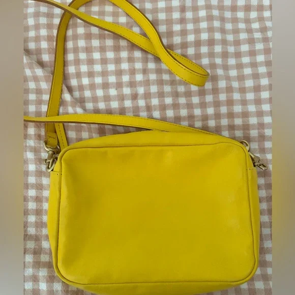 Clare V Midi Sac - Bright Yellow - Picture 2 of 5